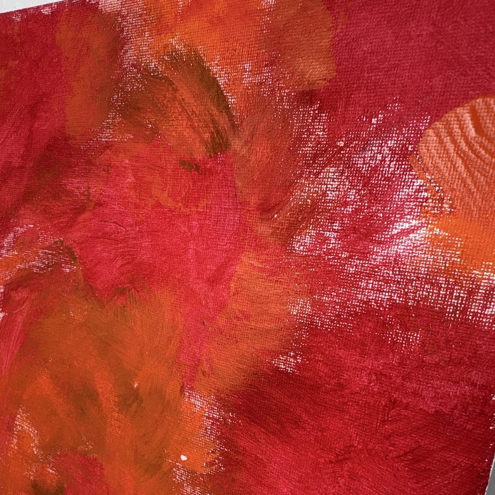 "Rising‎ PAIN to PASSIOn," 2025 Abstract Canvas Painting - Picture 9 of 11